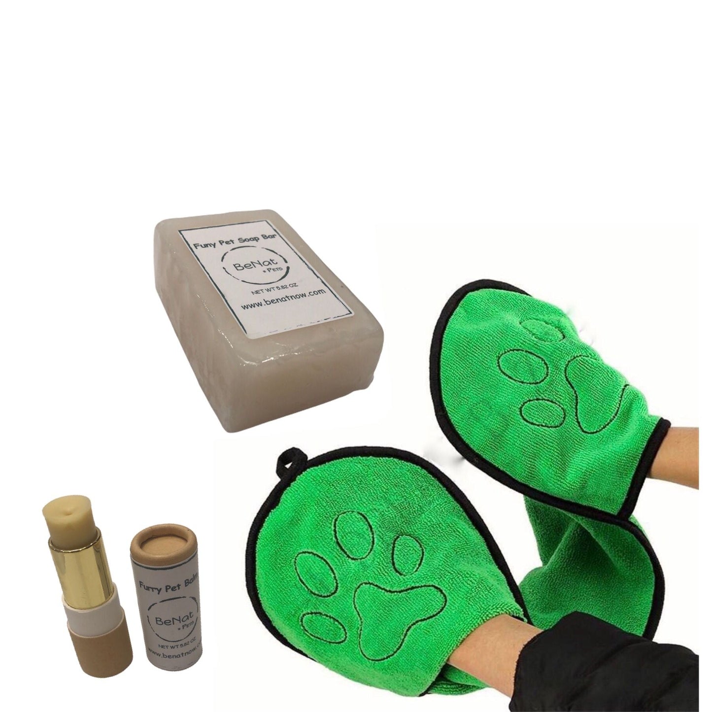 BeNat Pets. 3 - Pack Pet Grooming Bundle. - GreenEnvy