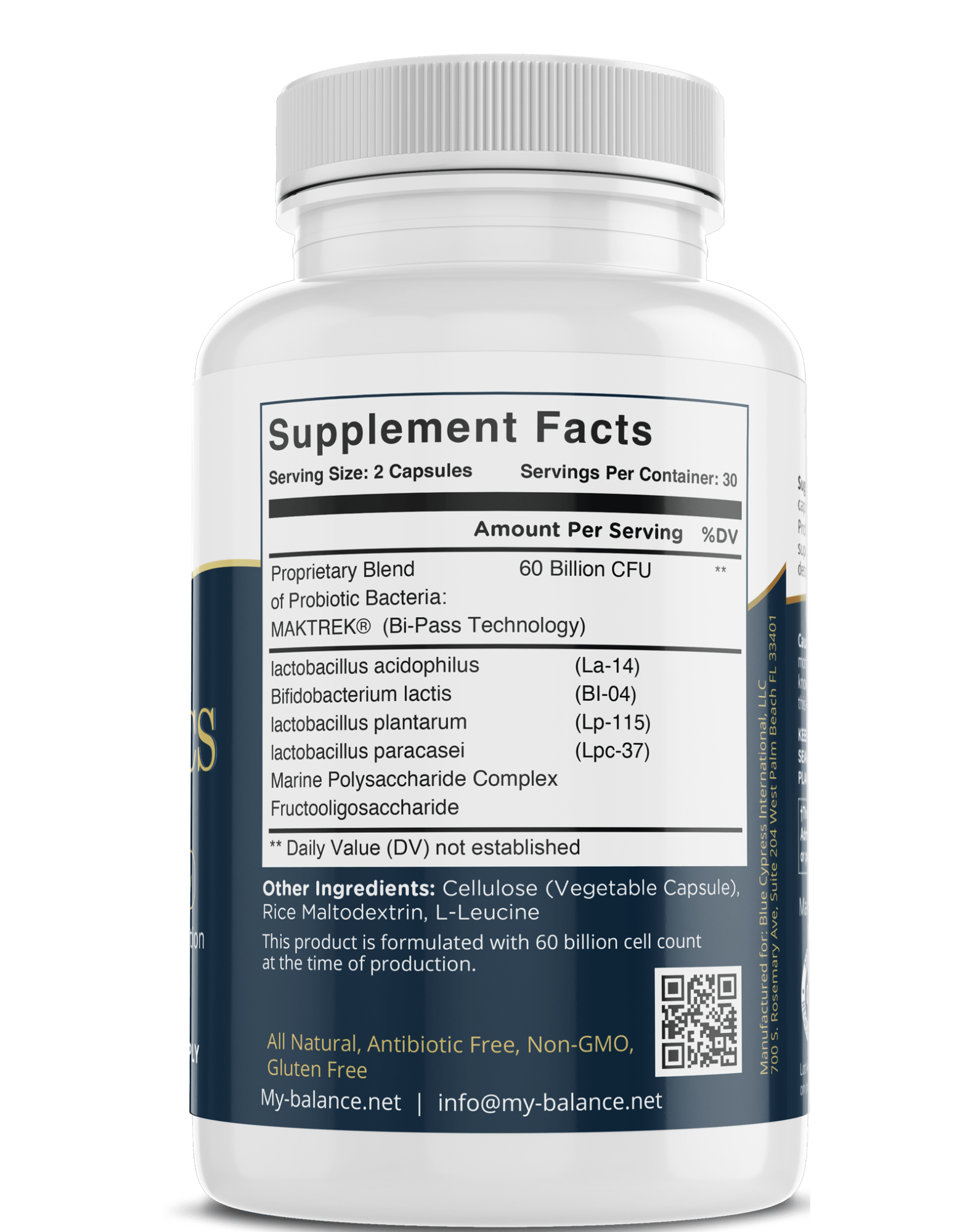 Probiotics 60 billion - Max Strength - GreenEnvy